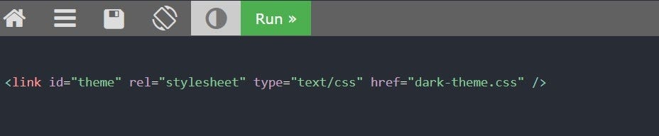 How to implement dark mode on website — first step — define dark theme stylesheet