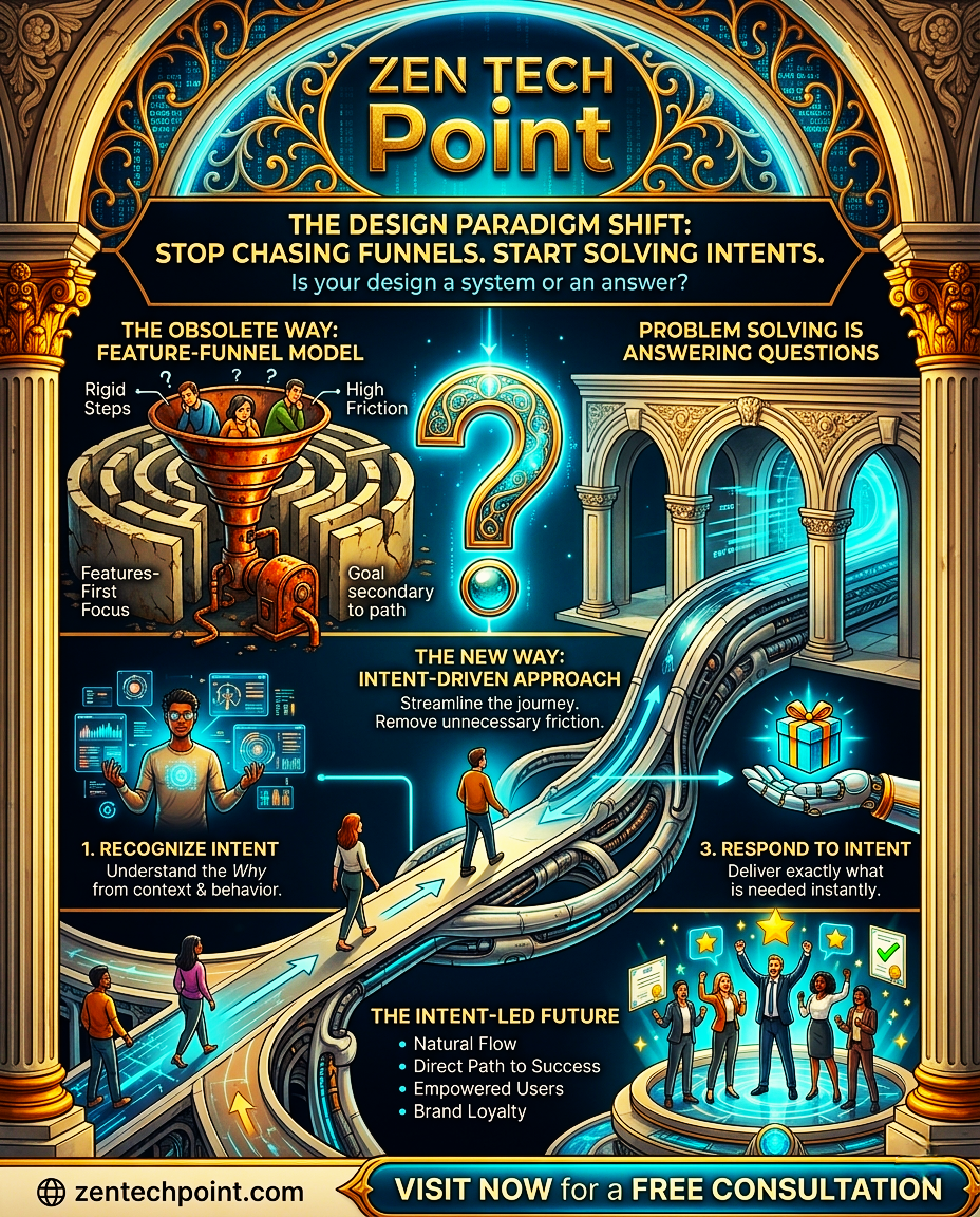 Stop Chasing Funnels. Start Solving Intents. The Design Paradigm Shift That Changes Everything