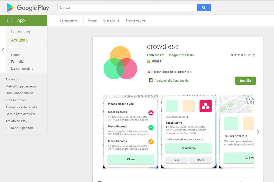 Crowdless Google Play