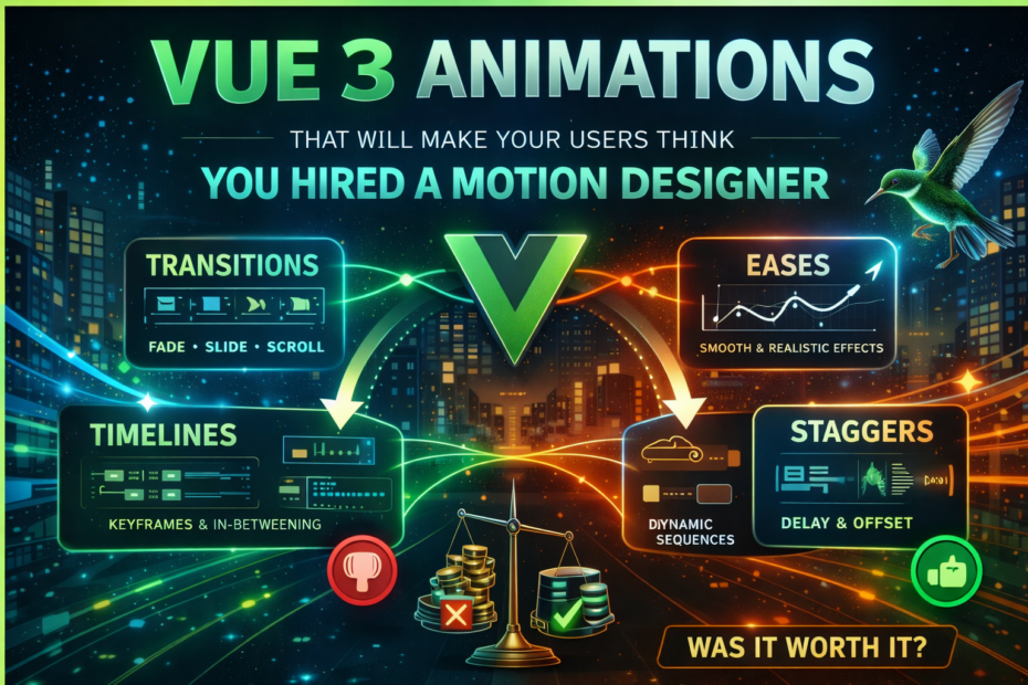 Vue 3 Animations That Will Make Your Users Think You Hired a Motion Designer