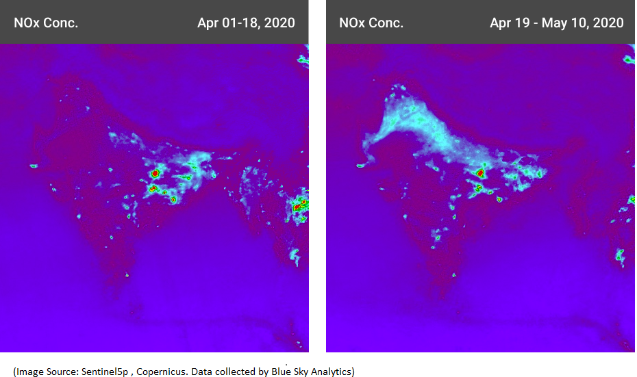 Blue Sky Analytics data shows air pollution due to stubble burning