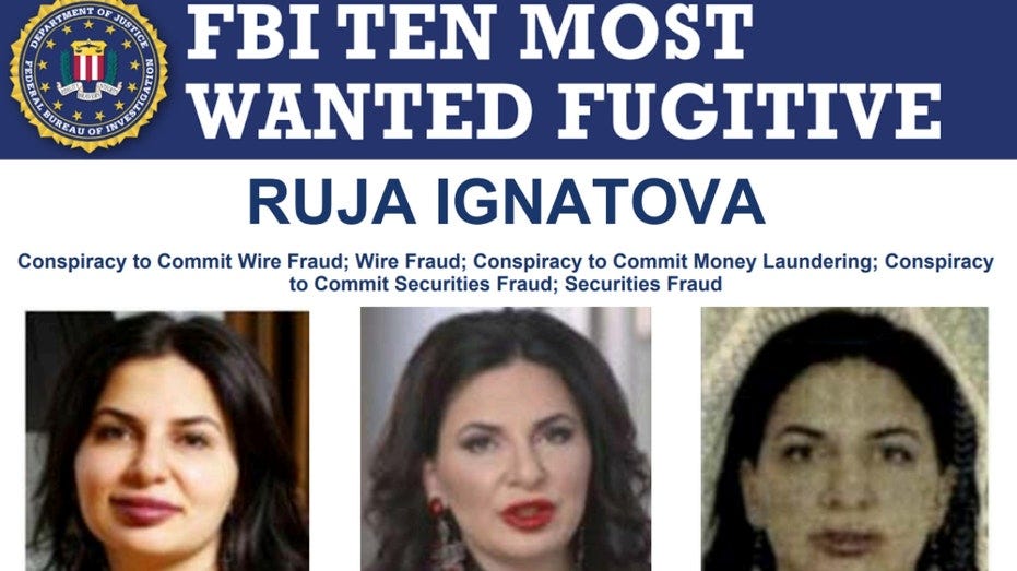 FBI poster featuring Ruja Ignatova, the “Cryptoqueen,” wanted for her involvement in the OneCoin cryptocurrency scam.