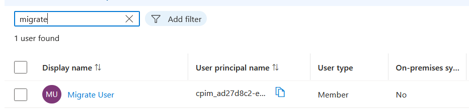 Image of migrated user now in EEID