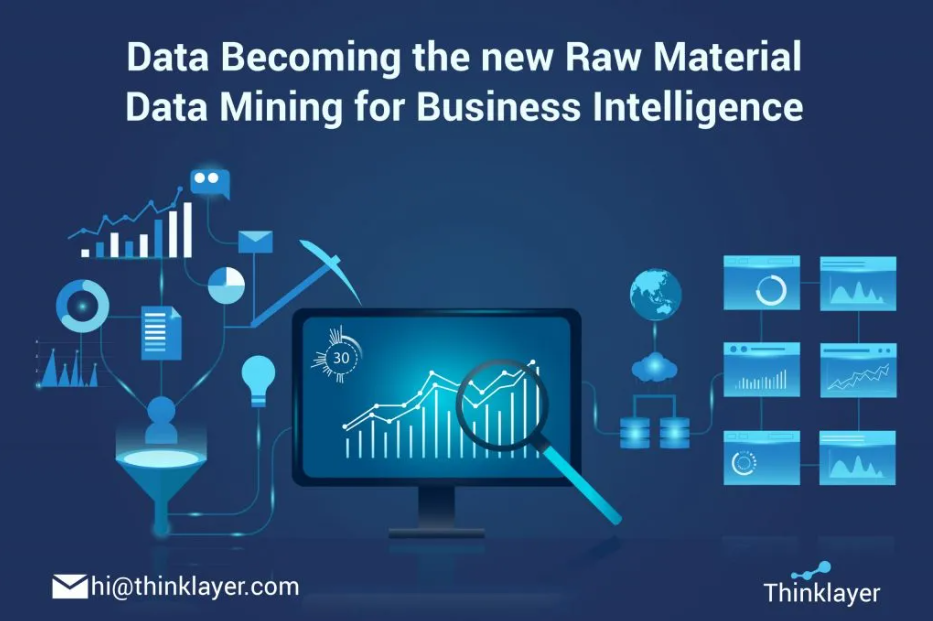 Data as a raw material for business intelligence
