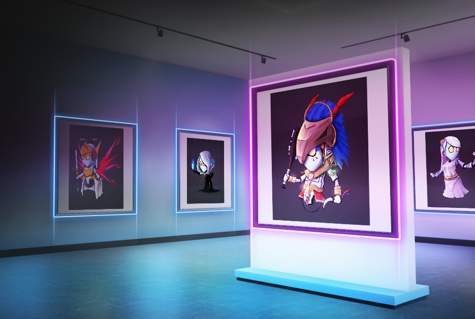 VR art gallery created by Terra Virtua