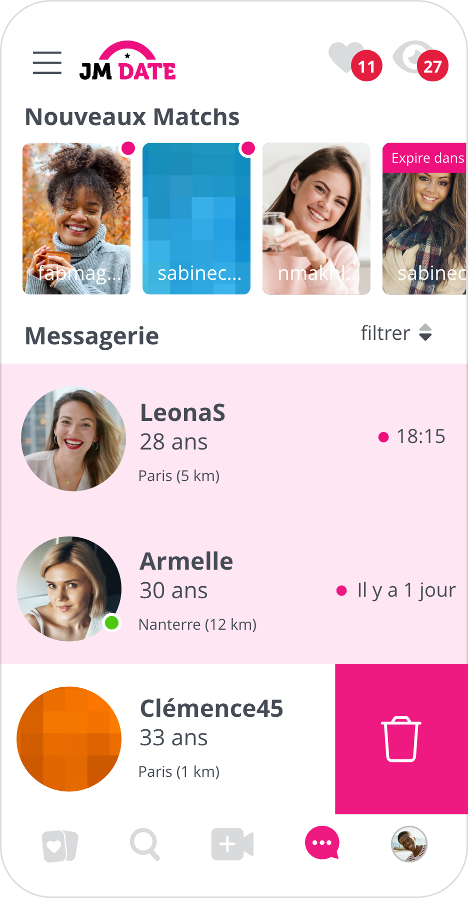 Test du site JM Date : Rencontrez des femmes célibataires près de chez vous