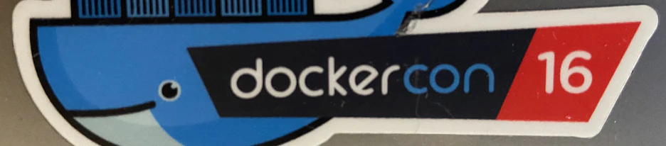 Dockercon 2016 sticker from my laptop