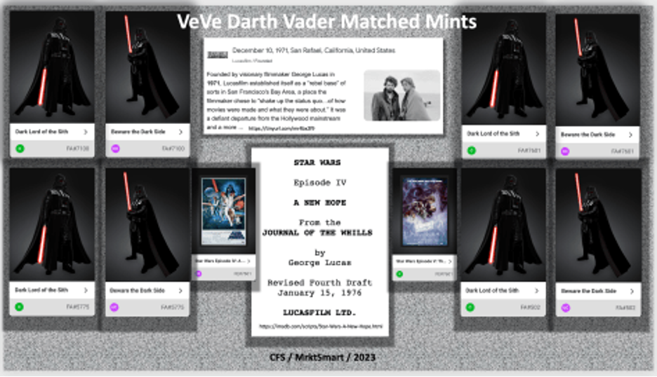 DARTH VADER: Digital Edition # Matching on the VeVe App: https://blog.veve.me/search?query=star+wars