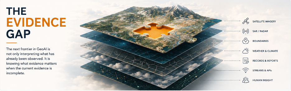 The Evidence Gap: Why the Next Frontier in GeoAI Is Not Better Seeing