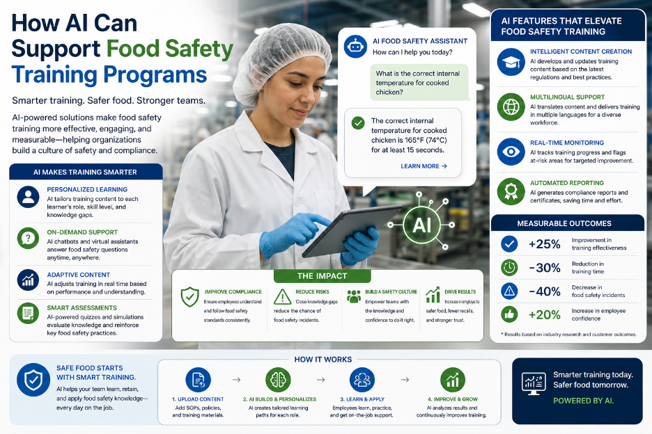 How AI Can Enhance Food Safety Training Programs
