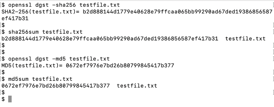 Confidentiality, Integrity, and Non-Repudiation with OpenSSL