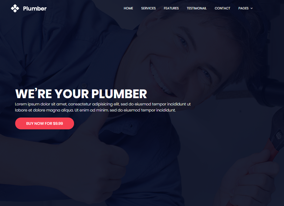 Plumber — free consulting website templates for plumbers