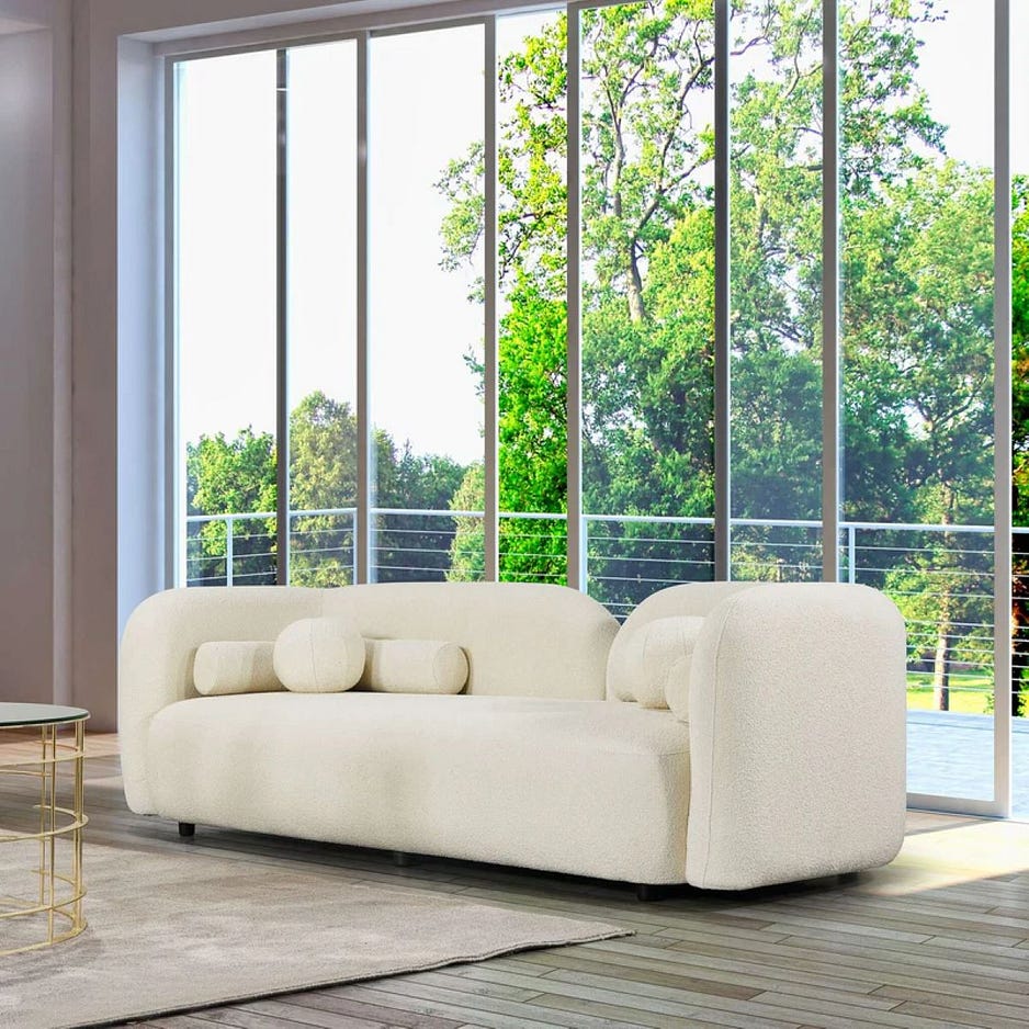 Bacio Boucle Sofa | New York Modern