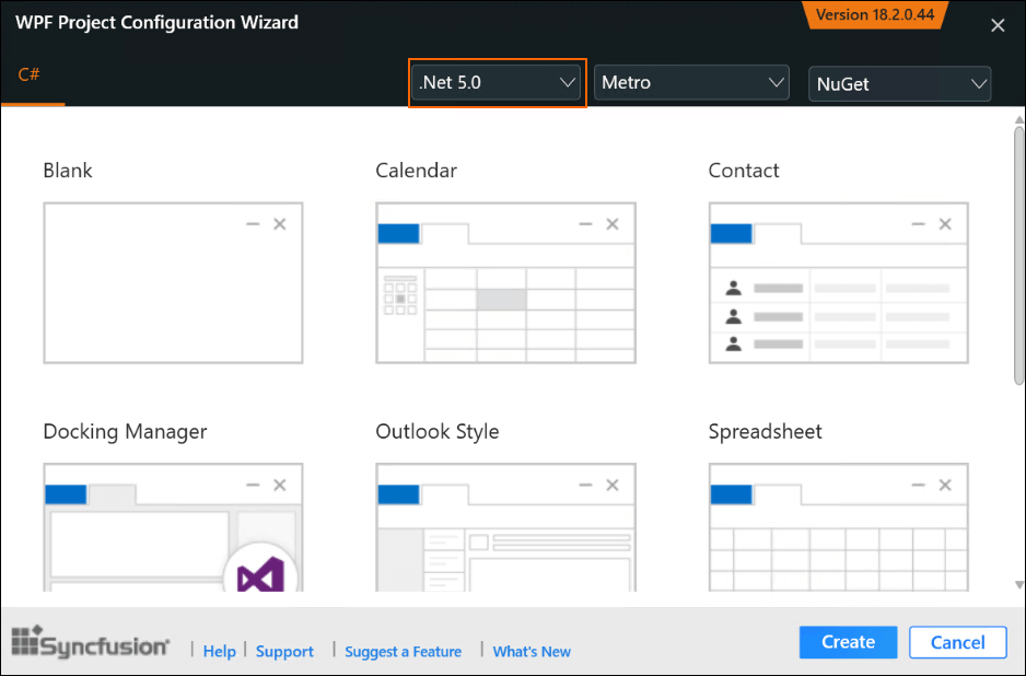 WPF Project Configuration Wizard