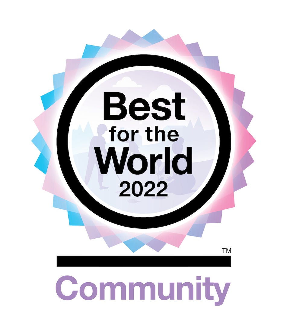 B Corp Best for the World 2022: Community