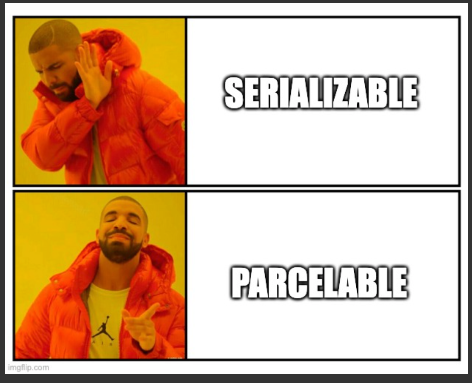 Refactor your codebase to use Parcelable instead of Serializable Part 1 : What is the difference?