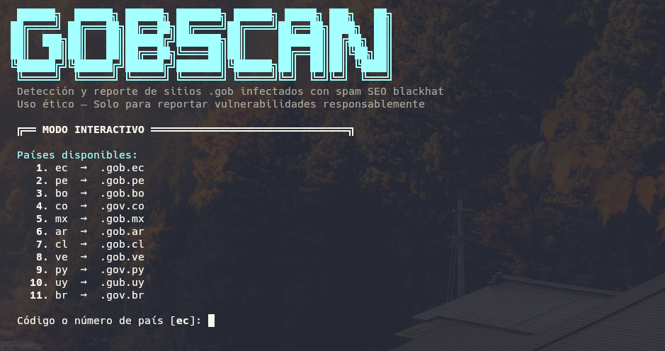 Cómo detectar sitios gubernamentales comprometidos con Spam SEO usando GobScan