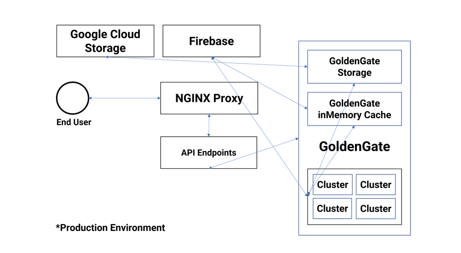 GoldenGate microservice scheme