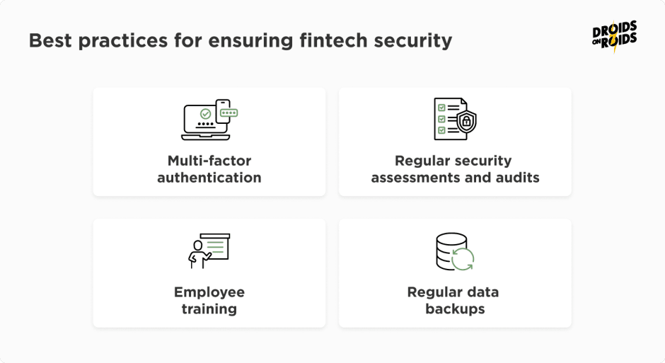 Best Practices for providing security in financial sector