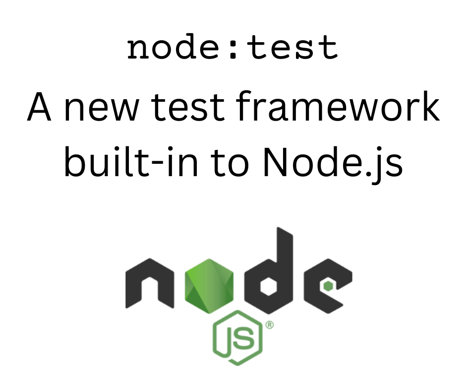The new test framework built-in to Node.js 18.8.0