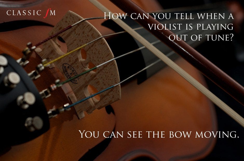 Viola Jokes: Laugh Your Way Through String Sessions