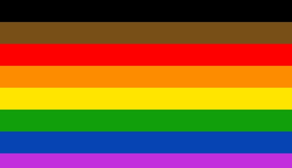 The redesigned Pride Flag. Source: Philadelphia Magazine