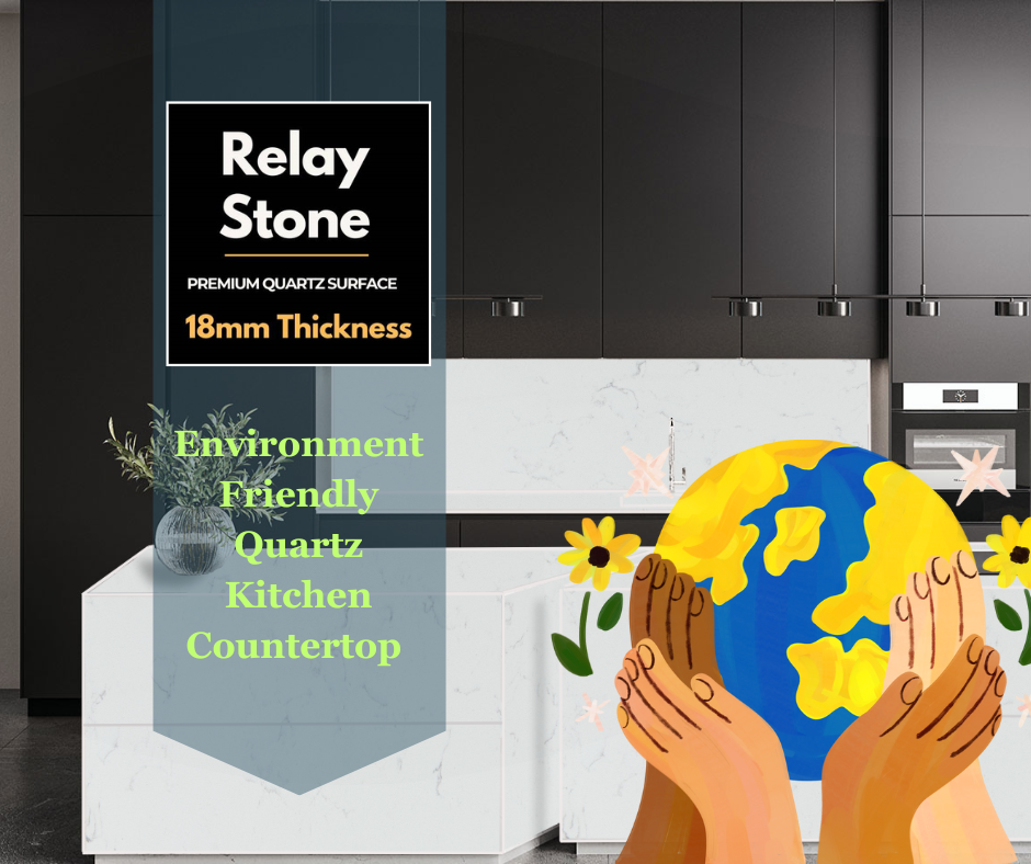 Relay Stone is the most environment friendly quartz for kitchen countertops in India.