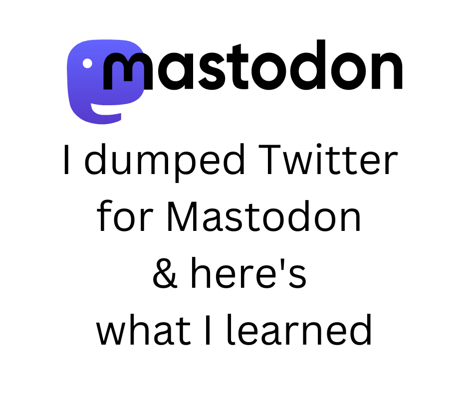 Mastodon logo. I dumped Twitter for Mastodon & here’s what I learned.
