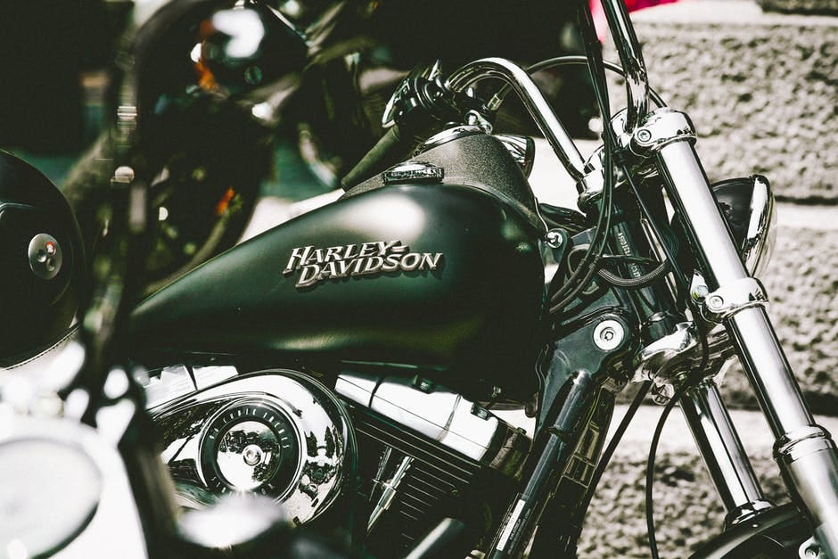 A Harley Davidson Motor Cycle