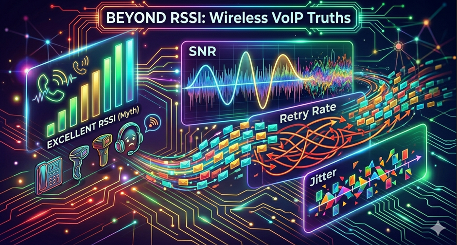 Why Your VoIP Call Drops Despite “Excellent Signal” — How RSSI Lies About Wireless Performance