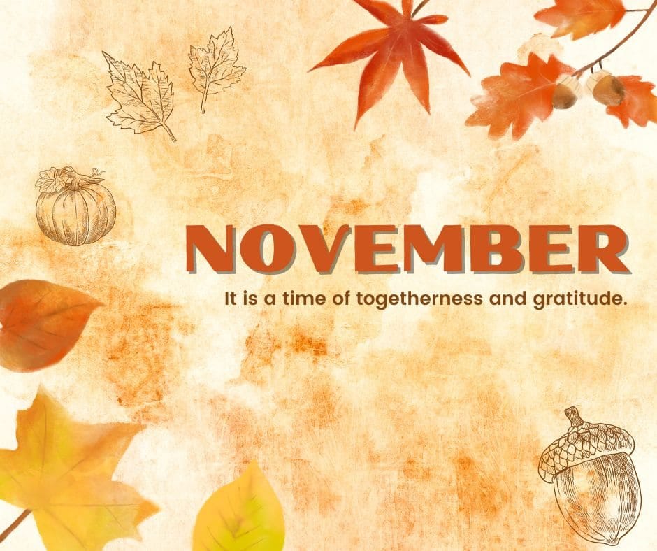 November Thanksgiving images and quotes