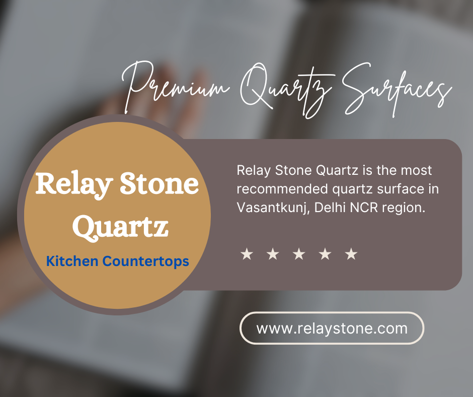 Relay Stone Quartz is ranked as the top most 5 best quartz countertops brands in India with 18mm best quartz thickness. Relay Stone Quartz brand is the best quartz kitchen countertop in Vasantkunj, Dwarka, Janakpuri, Hauz Khas, Gurugram in India.