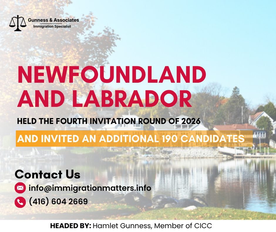 Newfoundland and Labrador PNP Draw 2026: 190 Candidates Invited in Latest Immigration Round