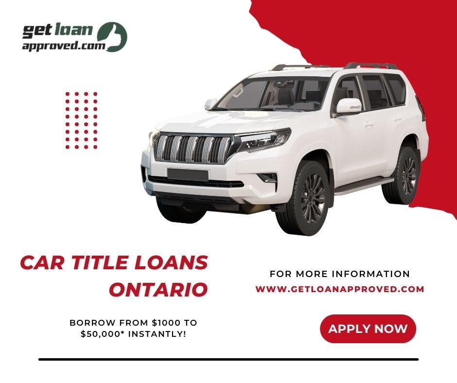 car title loans Ontario
