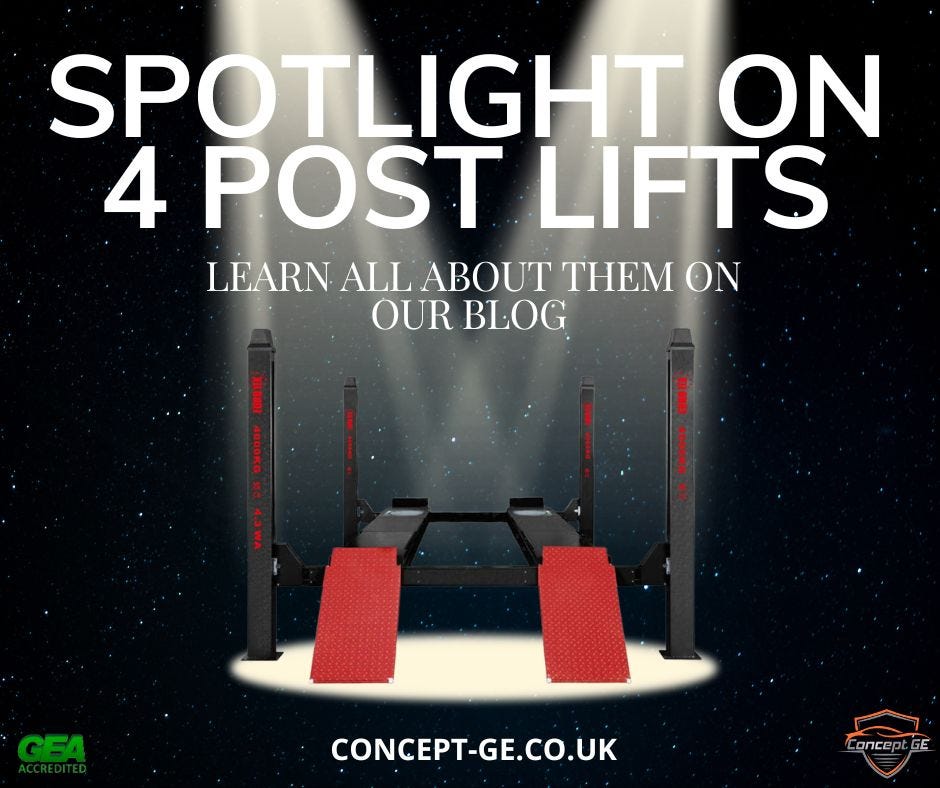 Learn About 4 Post Lifts for Garages and MOT Bays