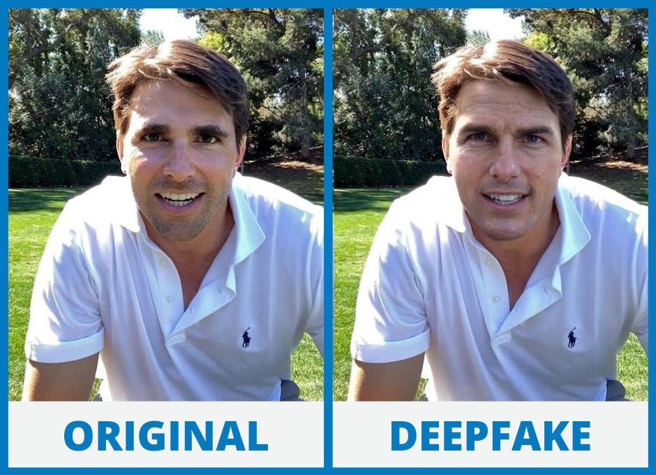Original and Deepfake