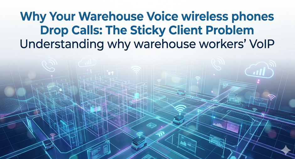 Why Your Warehouse Voice wireless phones Drop Calls: The Sticky Client Problem