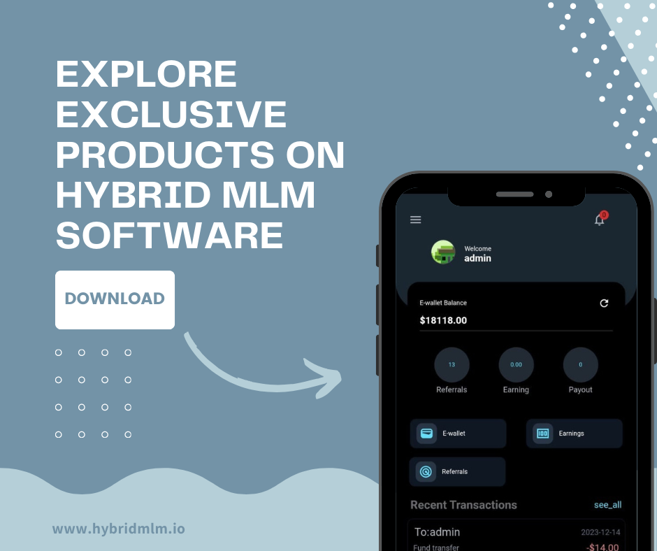 products on hybrid mlm software | hybrid mlm software | mlm mobile app | mlm software app | mlm software app