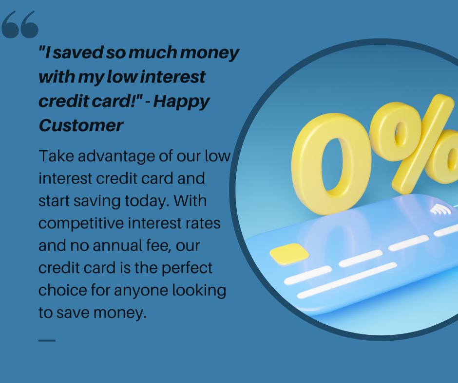 Best low interest credit card