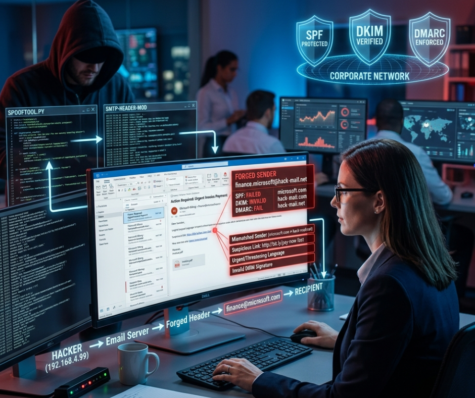 Email Spoofing Explained For Charlotte Business Owners: Why Hackers Are Faking Your Sender Address…