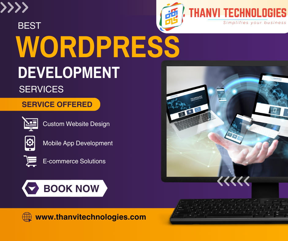 WordPress website development company in Madurai | Thanvi Technologies
