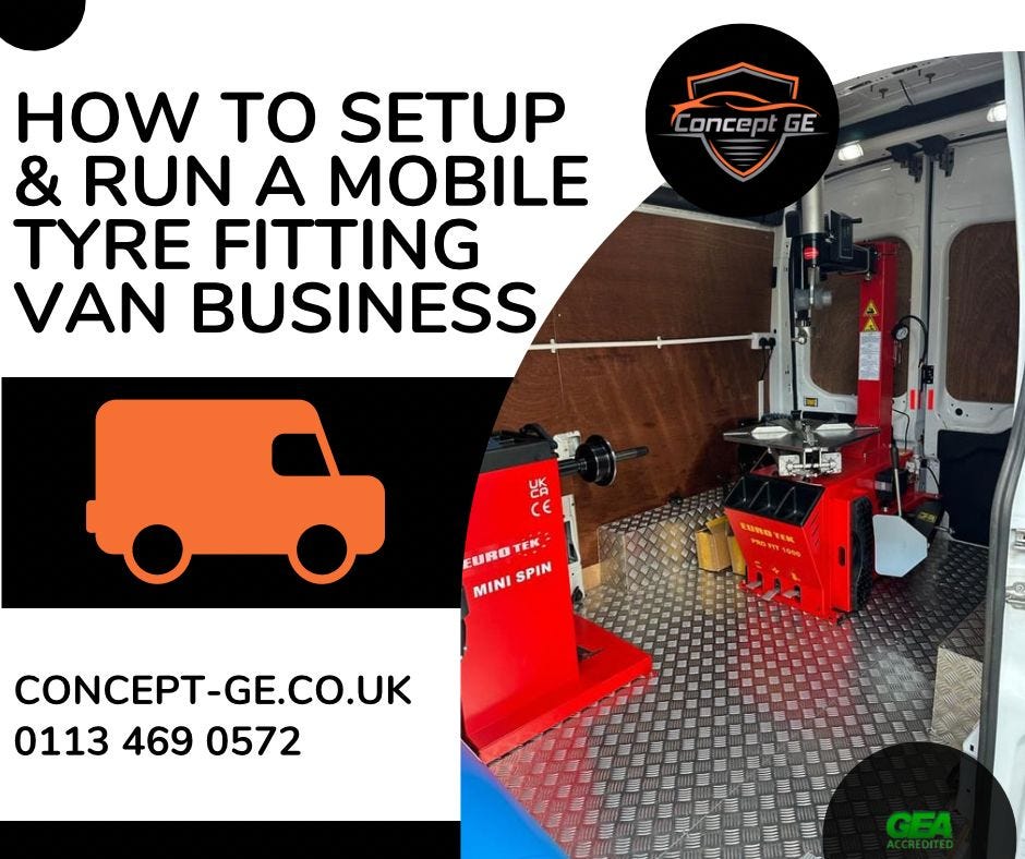 How to set up Mobile Tyre Fitting Van business