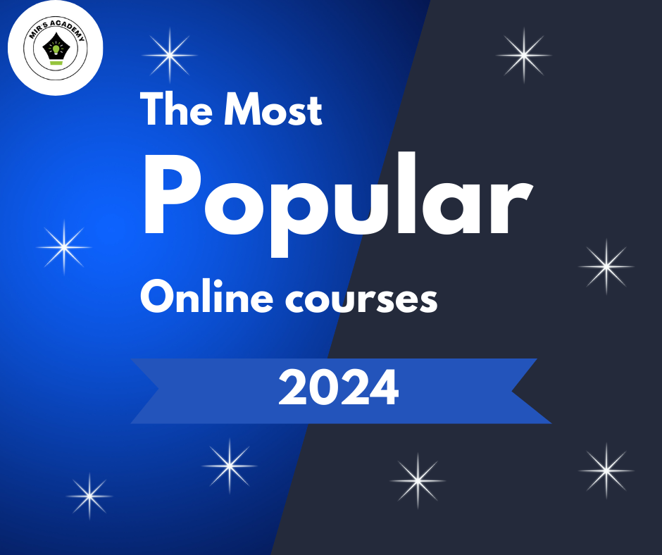 The most popular online courses in 2024