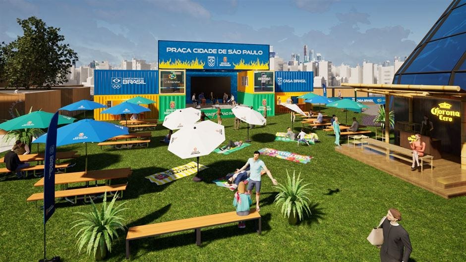 The Bazil House or Casa Brasil Olympic Hospitality House at the Paris 2024 Summer Games