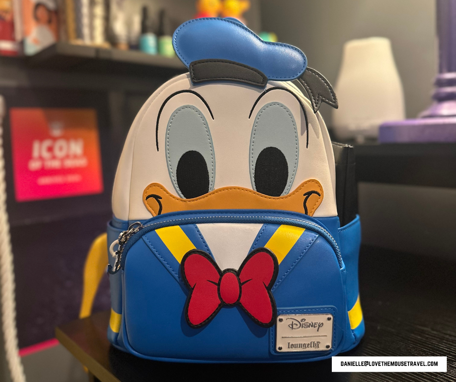 Image of Donald Duck-shaped backpack from travel advisor Disney adult