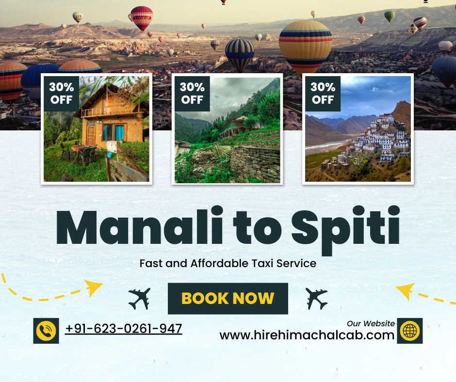 Manali to Spiti cab | Hire Himachal Cab