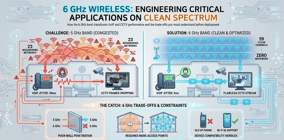 6 GHz Wireless: Engineering Critical Applications on Clean Spectrum