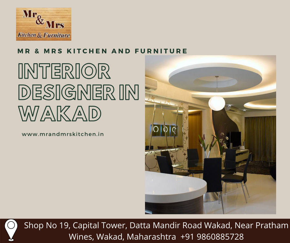 Interior design of Mr & Mrs. Kitchen and Furniture Interior designer,home decorator and modular Kitchen manufacturer in Wakad