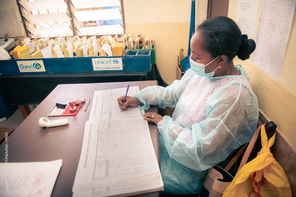 To maintain the safety and quality of commodities, we train health workers on how to store and manage medicines and supplies to ensure that refrigeration and other considerations are met.