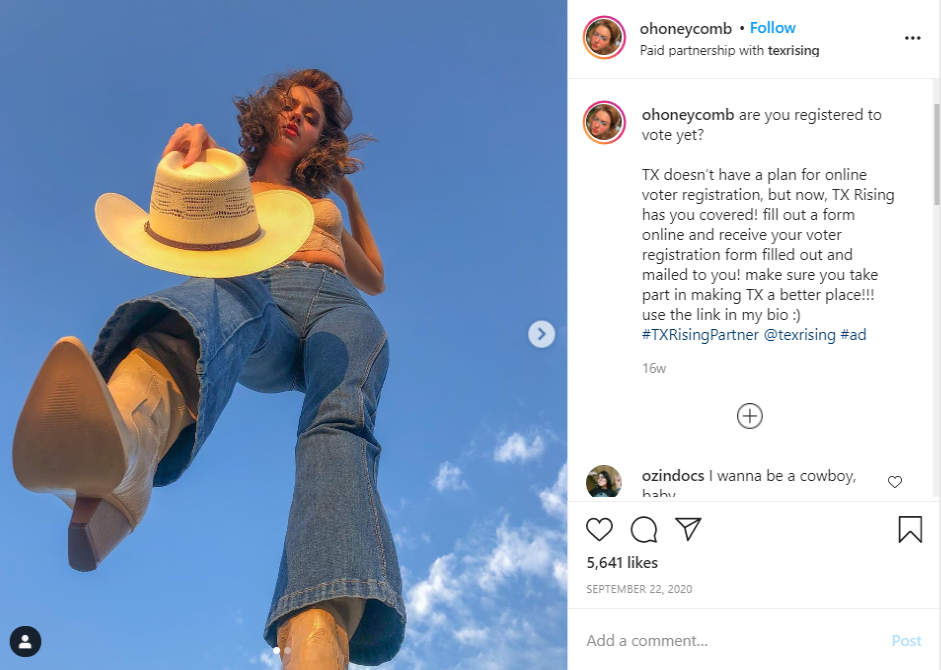 The Texas Freedom Network’s influencer marketing experiments